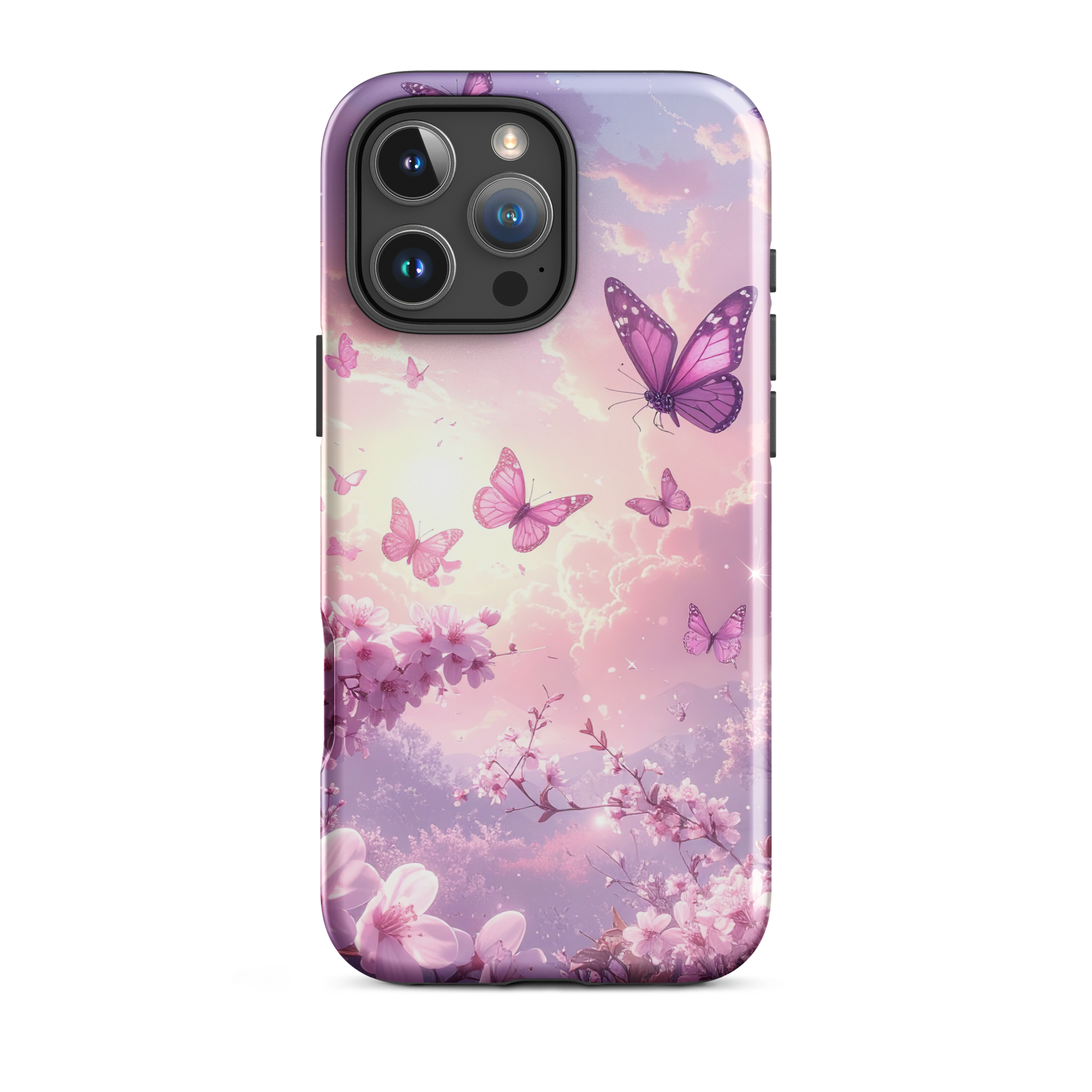 Dreamy Butterfly Sky – iPhone Tough Case