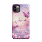 Dreamy Butterfly Sky – iPhone Tough Case