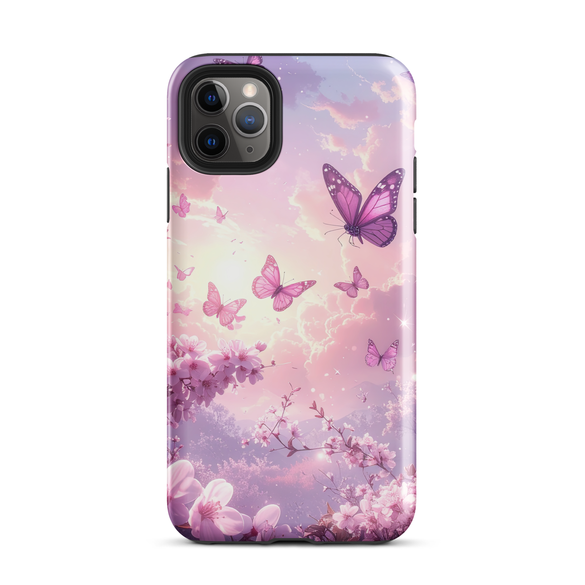 Dreamy Butterfly Sky – iPhone Tough Case