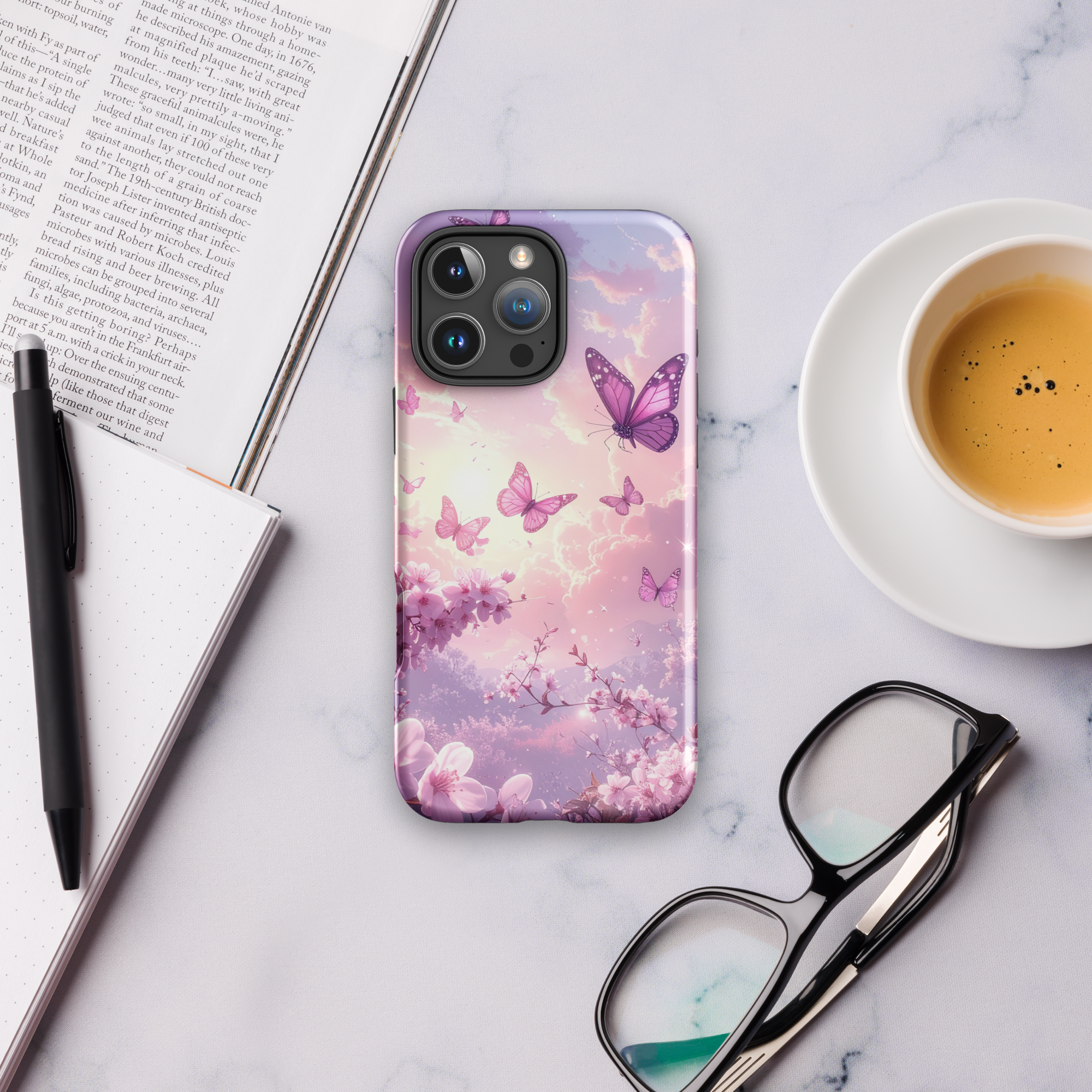 Dreamy Butterfly Sky – iPhone Tough Case