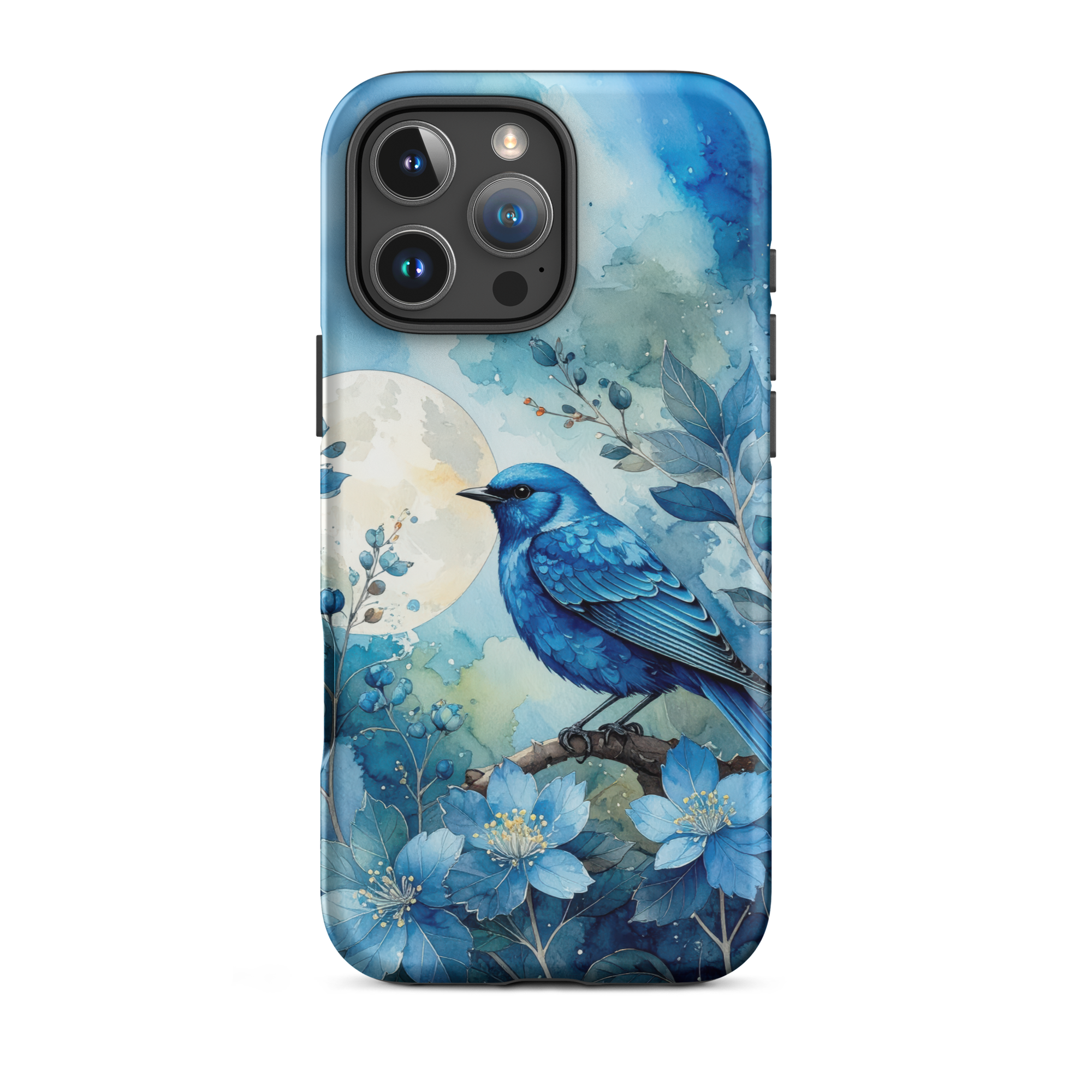 Twilight Blue Bird – iPhone Tough Case