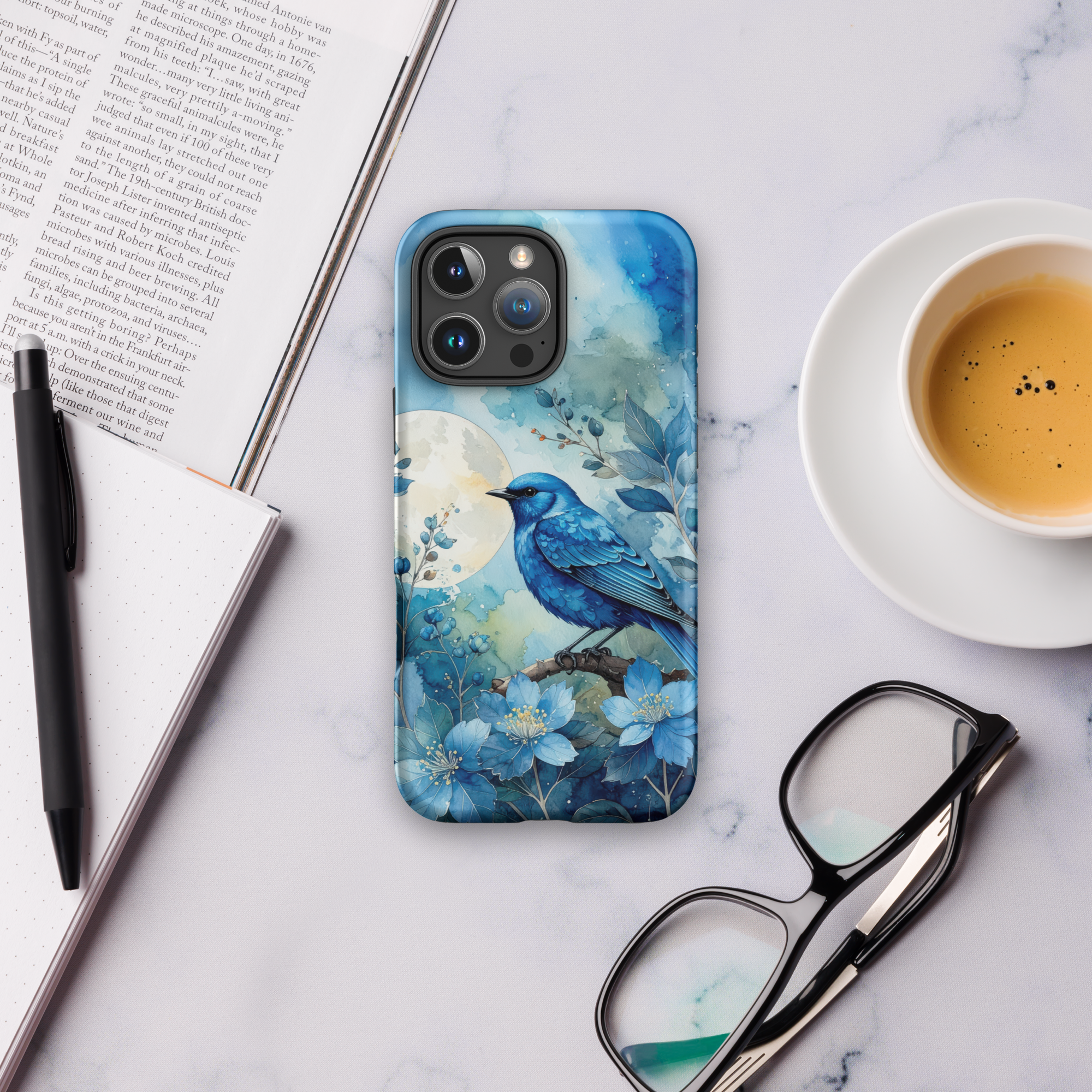 Twilight Blue Bird – iPhone Tough Case
